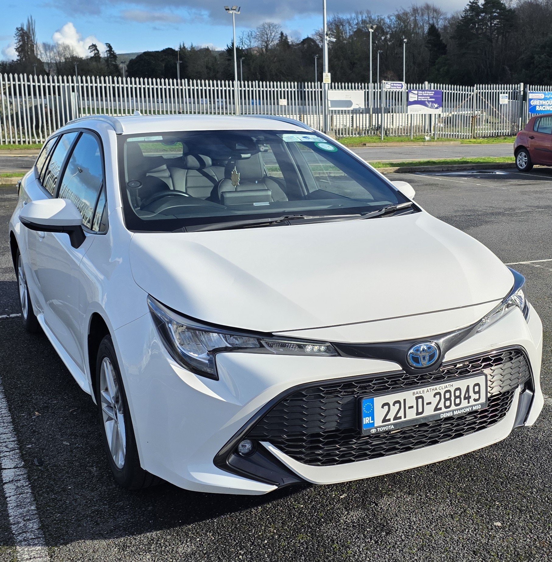 An image of one of TJ cabs Toyato hybrid taxis